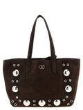Brown Cowhide Tote Bag