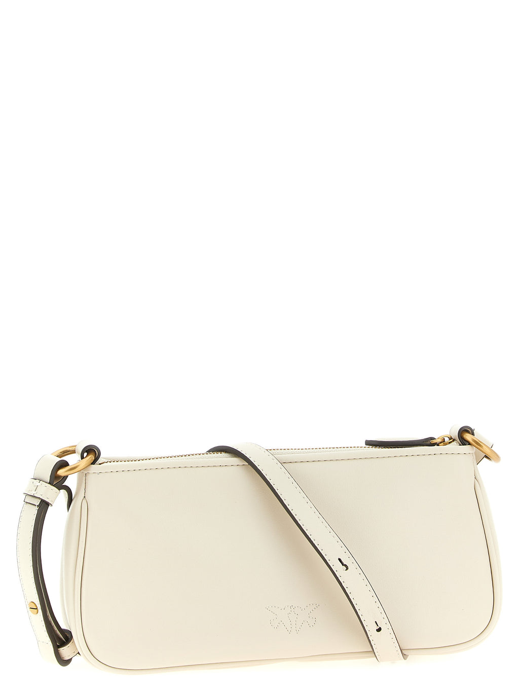 White Goatskin Crossbody Bag