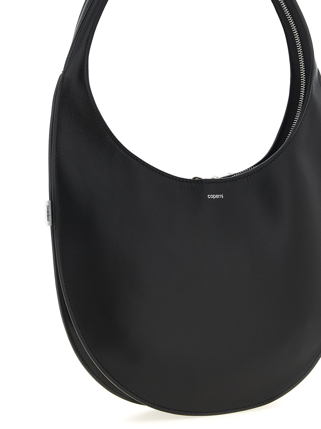 Black Cowhide Shoulder Bag
