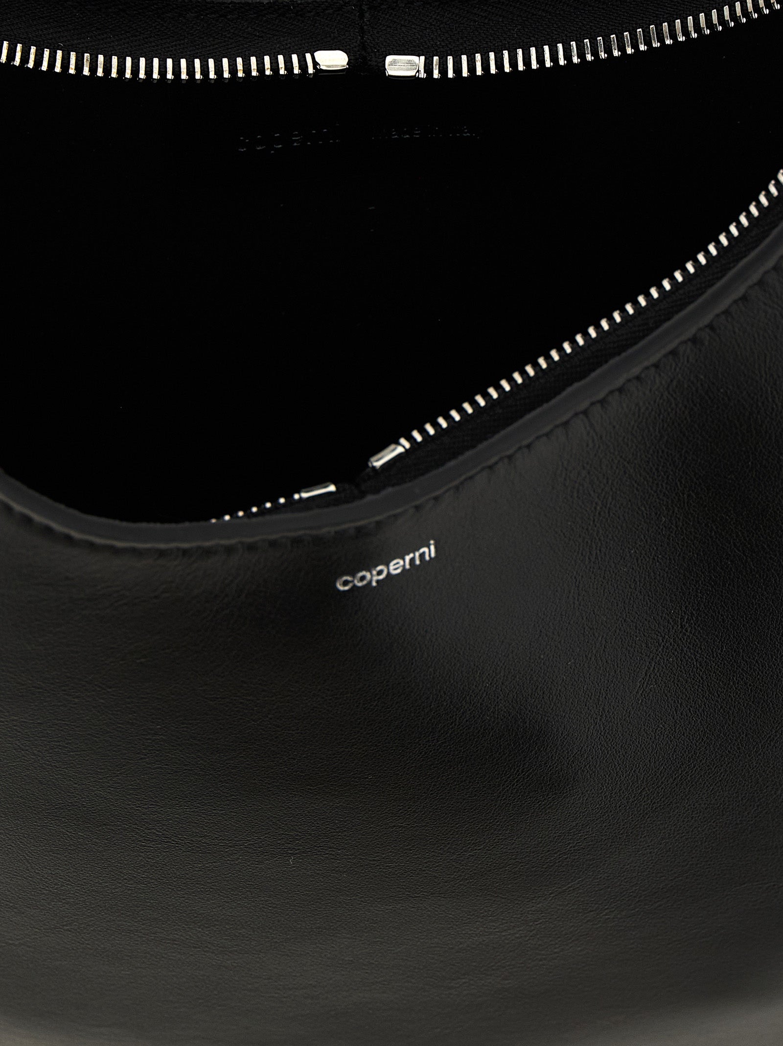 Black Cowhide Shoulder Bag