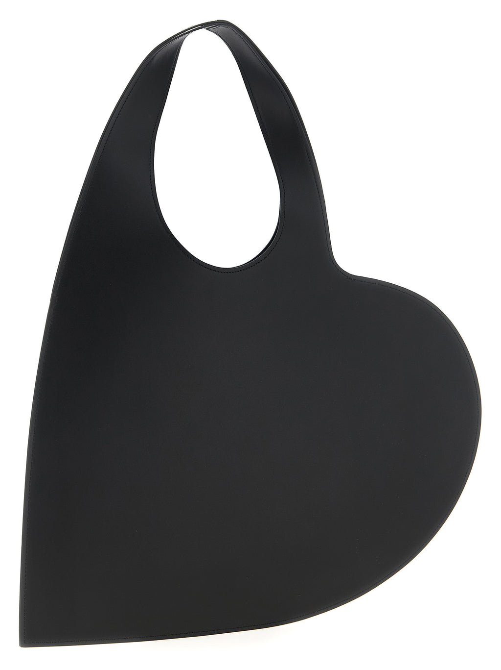 Black Cowhide Shoulder Bag