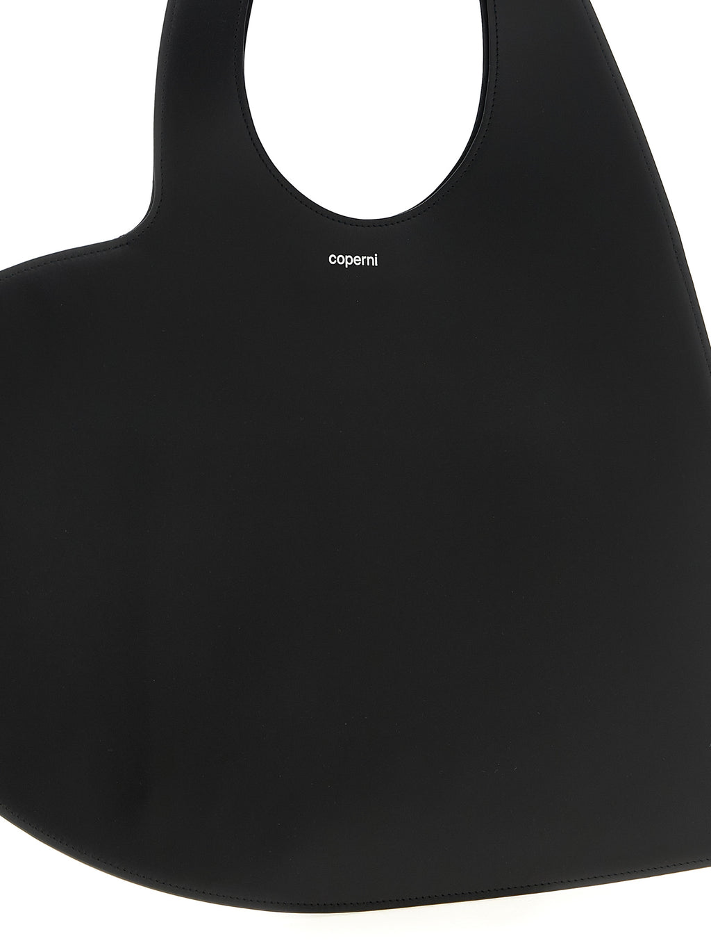Black Cowhide Shoulder Bag