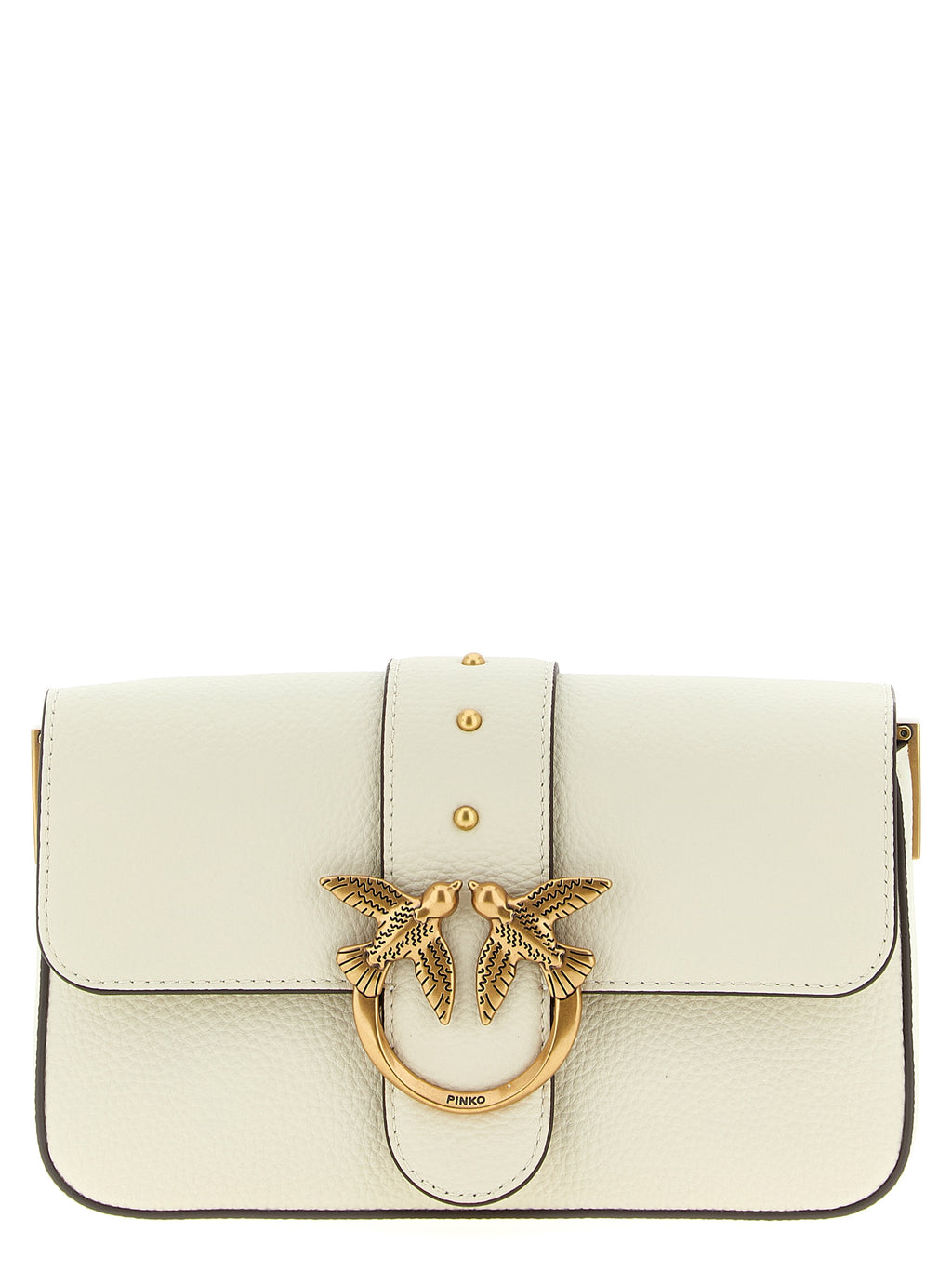 White Goatskin Crossbody Bag