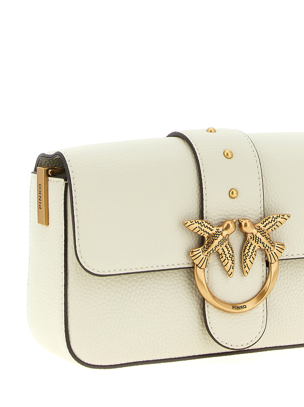 White Goatskin Crossbody Bag