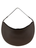 Brown Calfskin Shoulder Bag