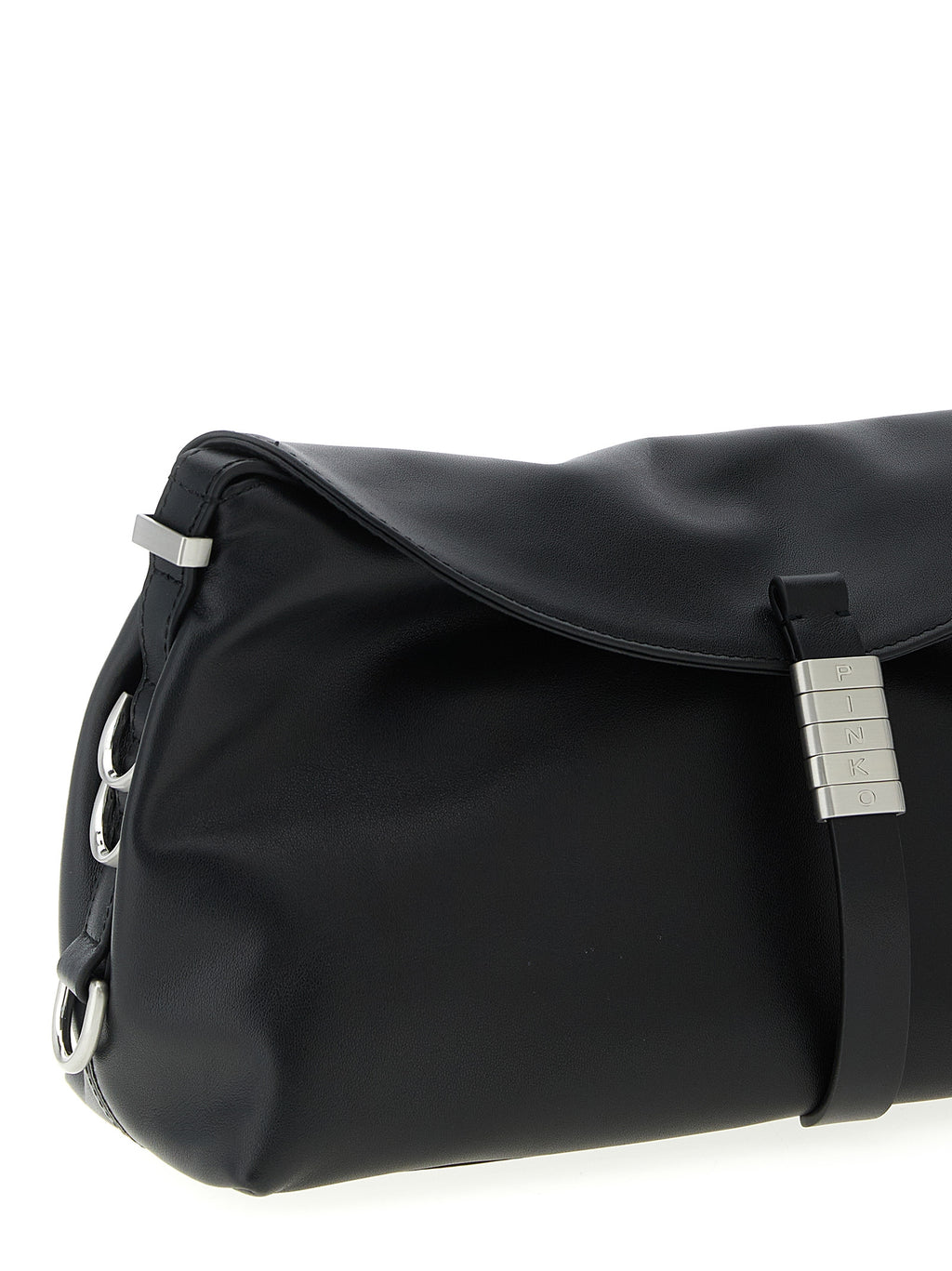 Black Goatskin Shoulder Bag