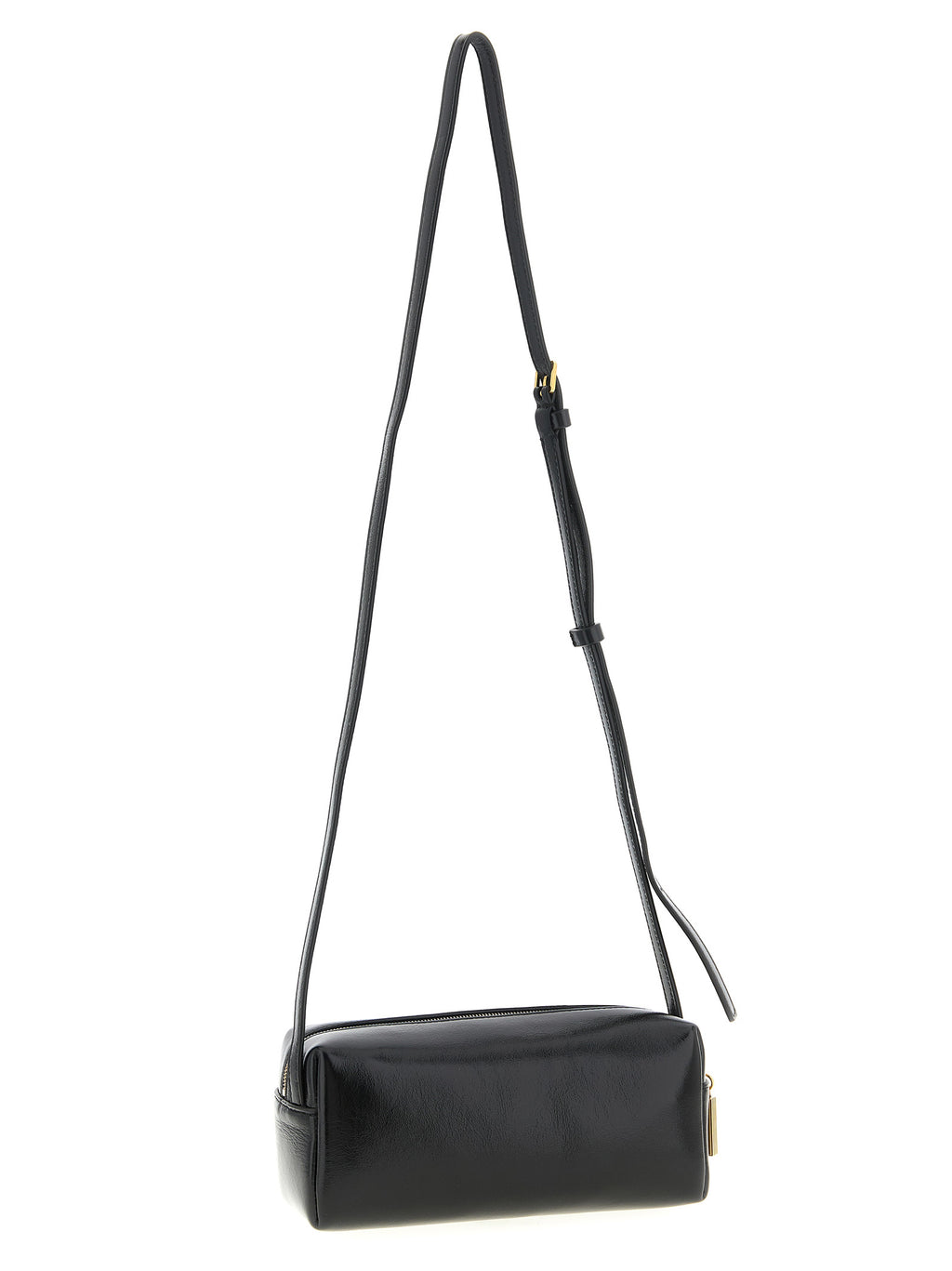 Black Calfskin Crossbody Bag