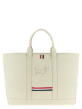 White Calfskin Tote Bag