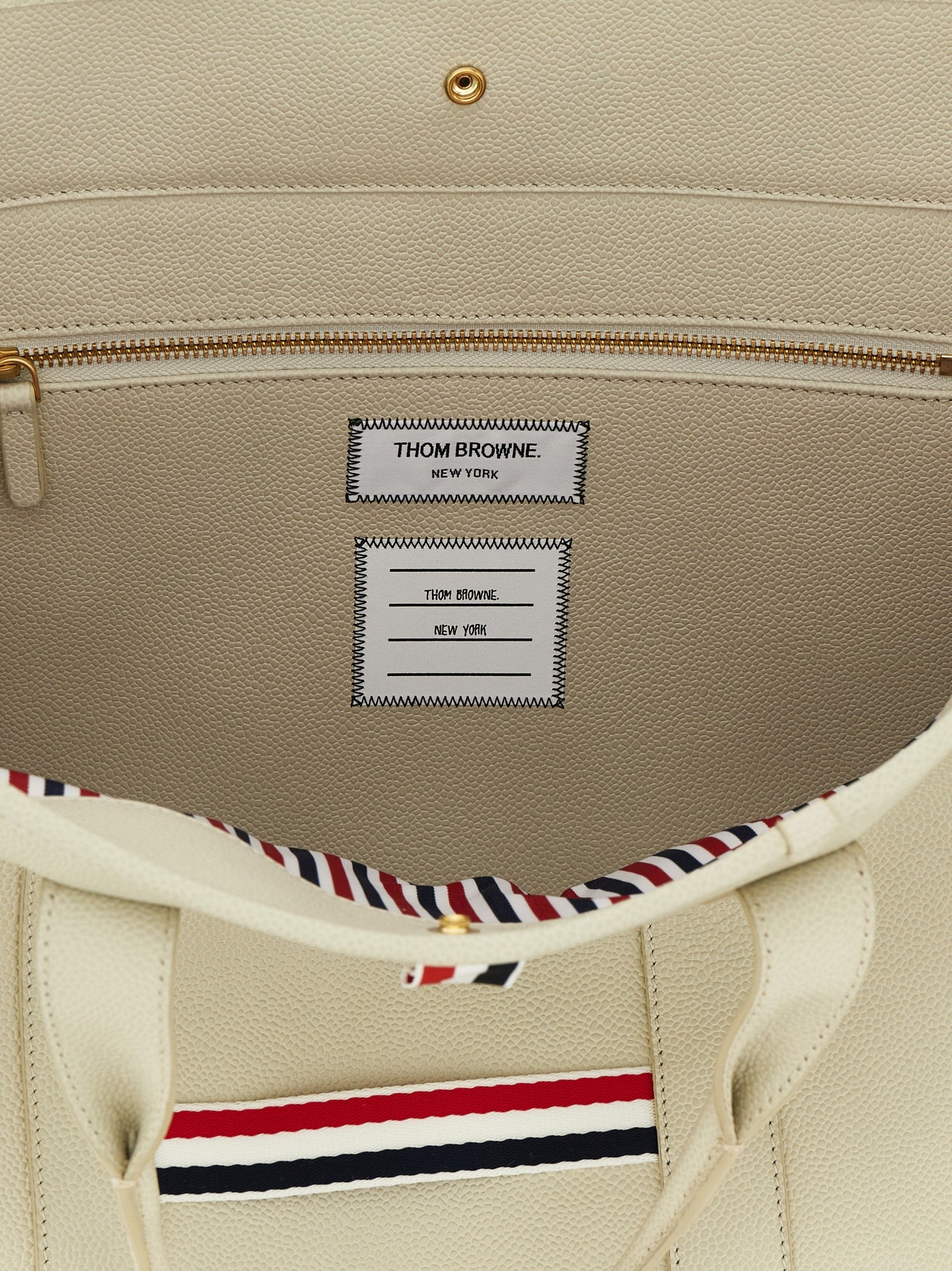 White Calfskin Tote Bag