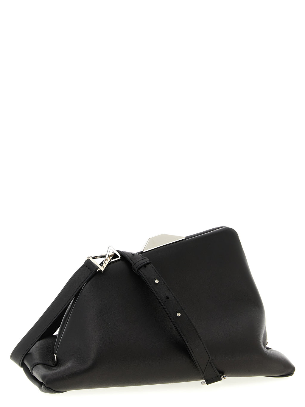 Black Leather Shoulder Bag