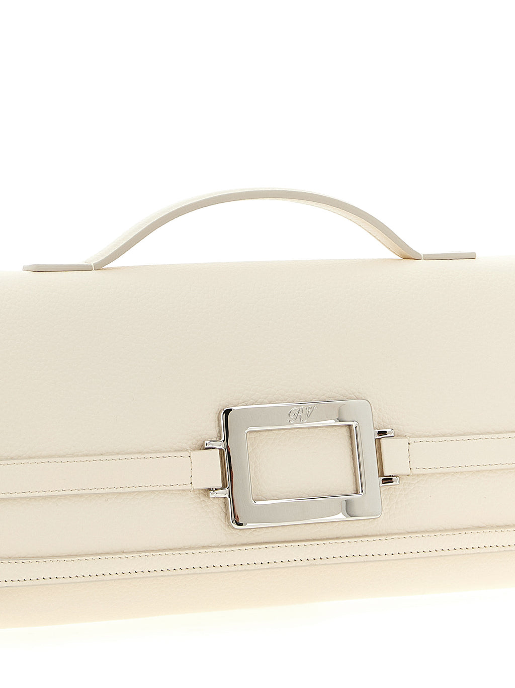White Calfskin Clutch Bag