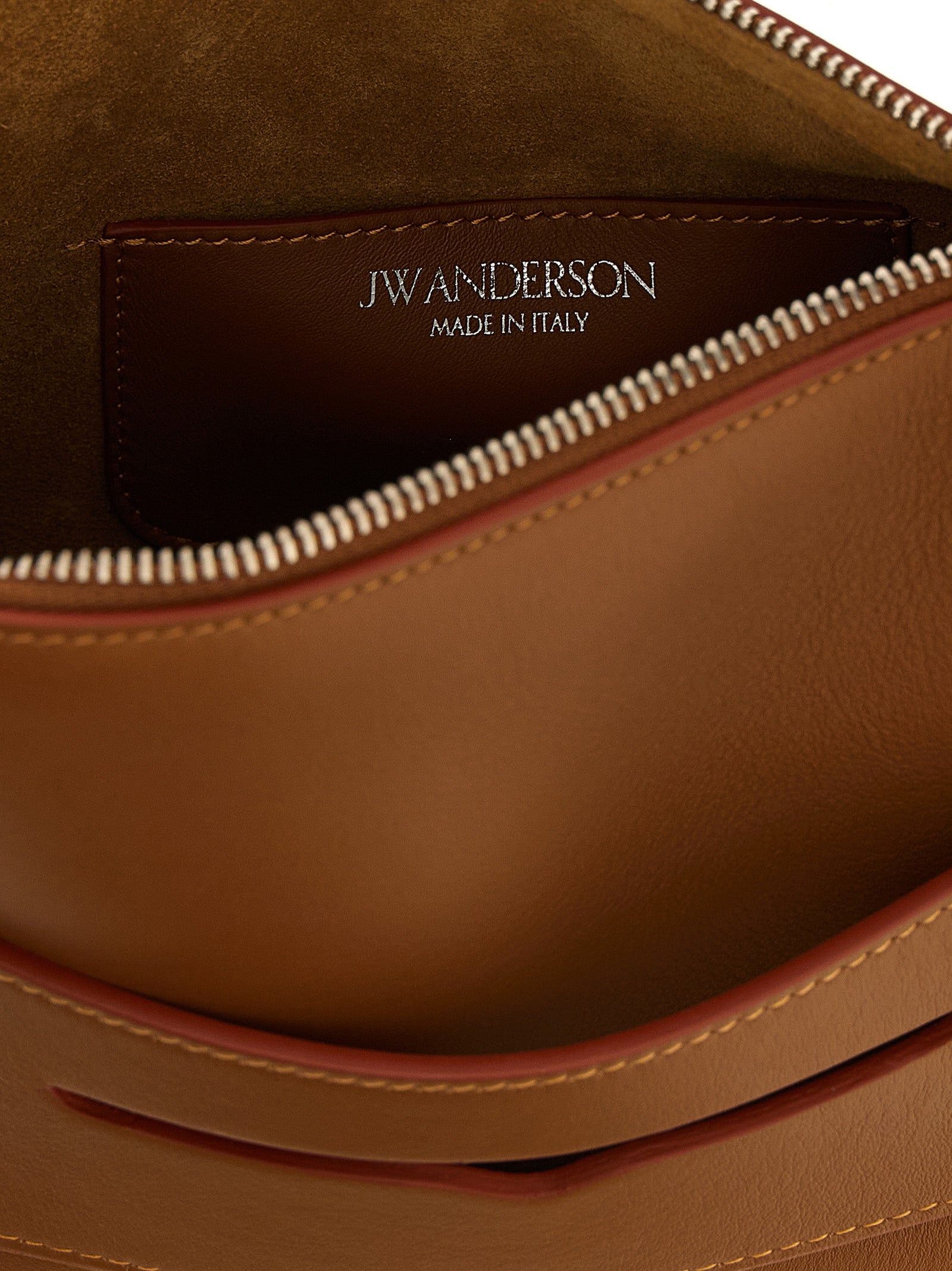 Brown Calfskin Shoulder Bag