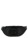 Black Polyethylene Crossbody Bag