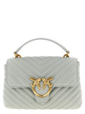 Gray Lambskin Handbag