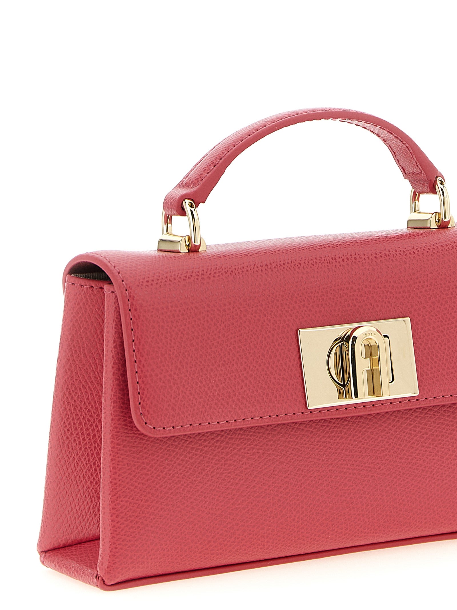 Fuchsia Calfskin Crossbody Bag