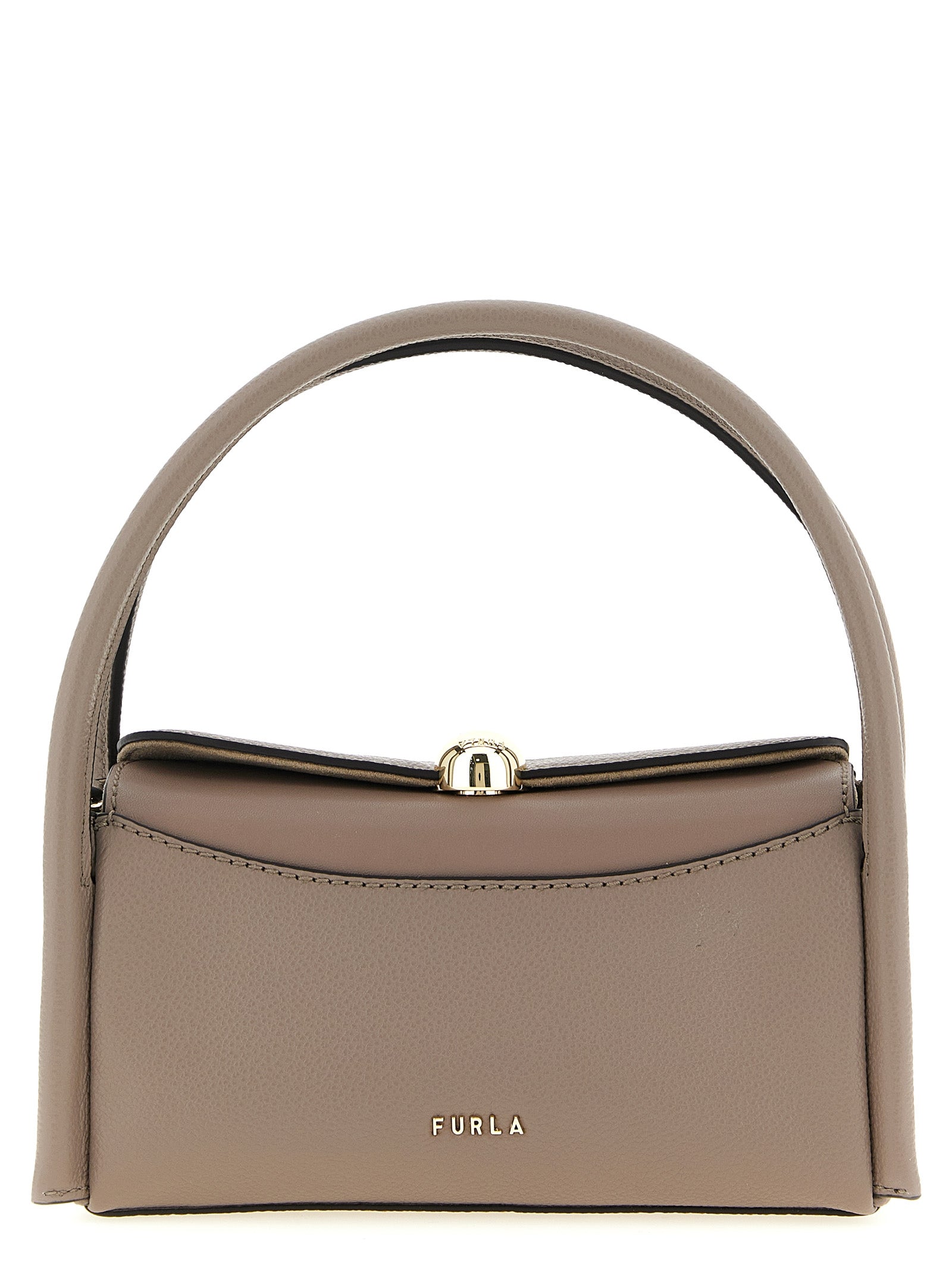 Gray Calfskin Handbag