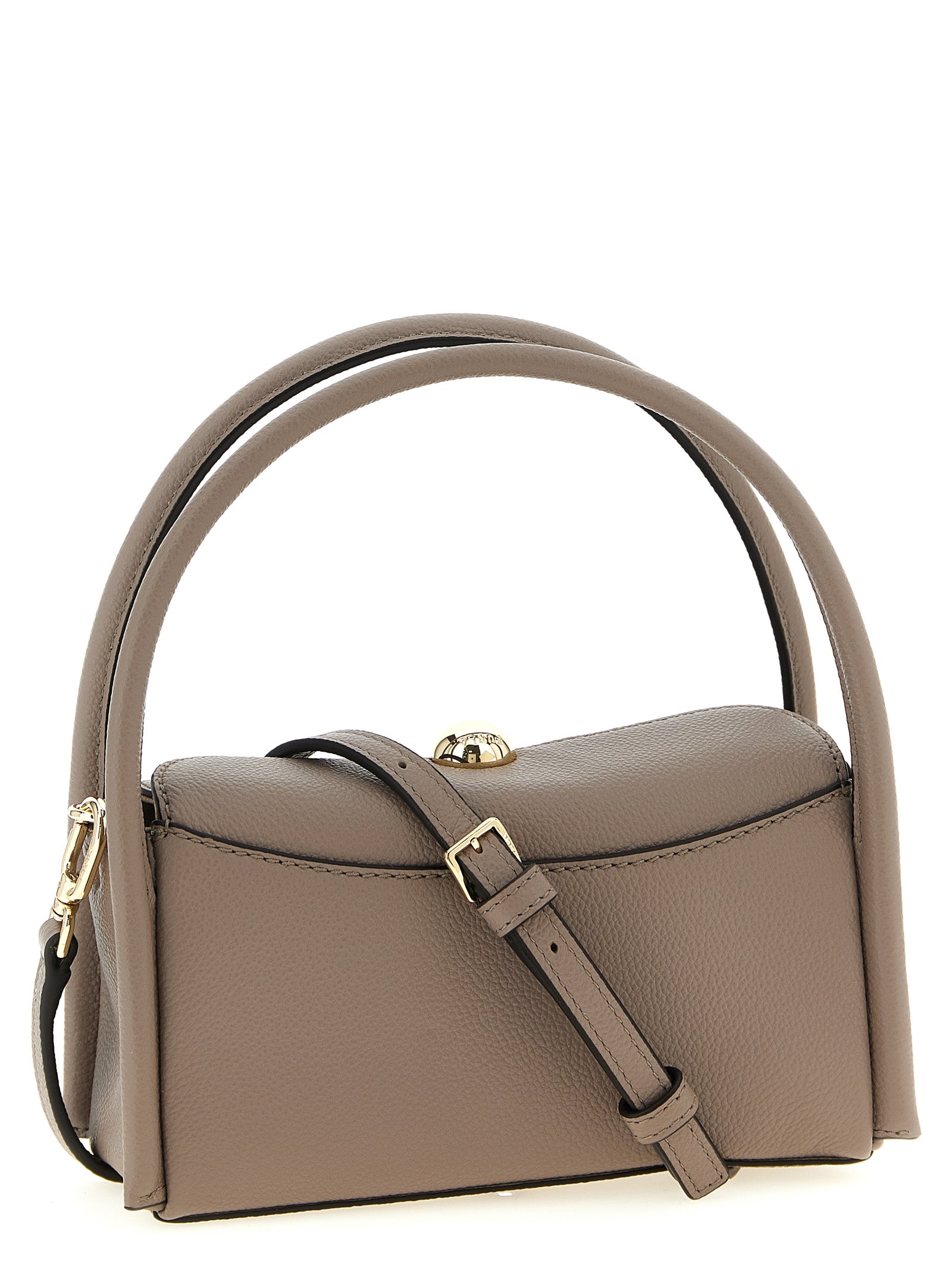 Gray Calfskin Handbag