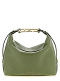 Bicolor Calfskin Shoulder Bag