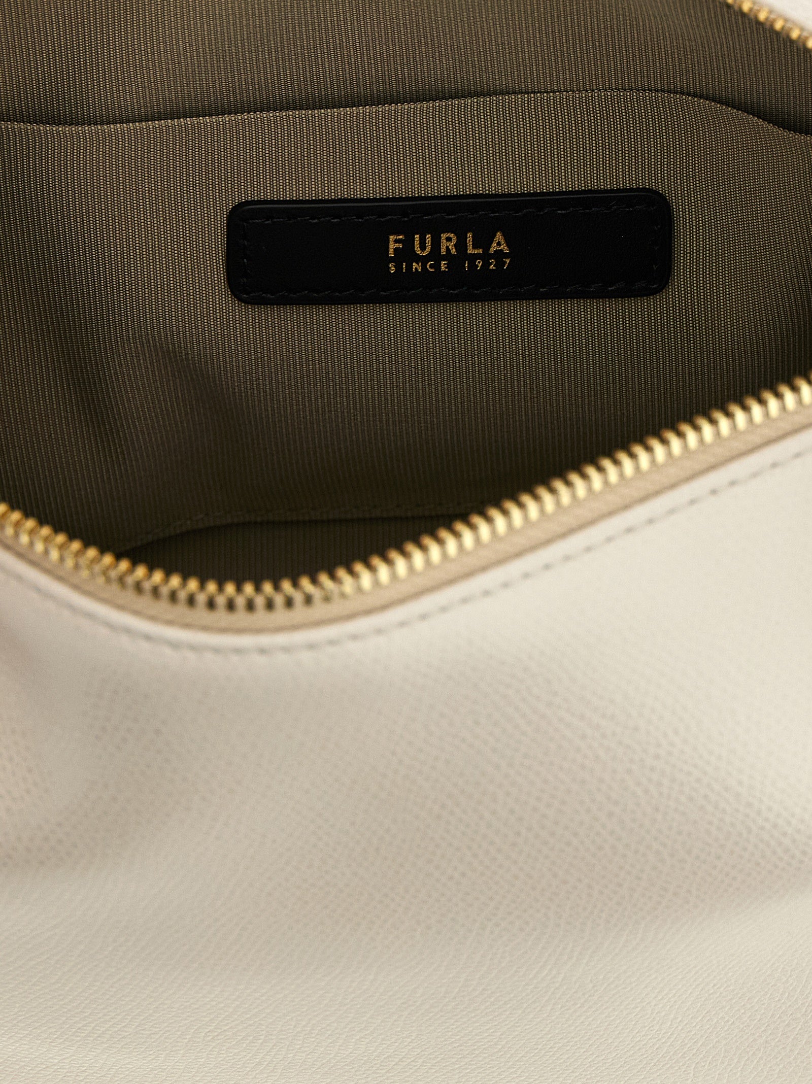 White Calfskin Shoulder Bag