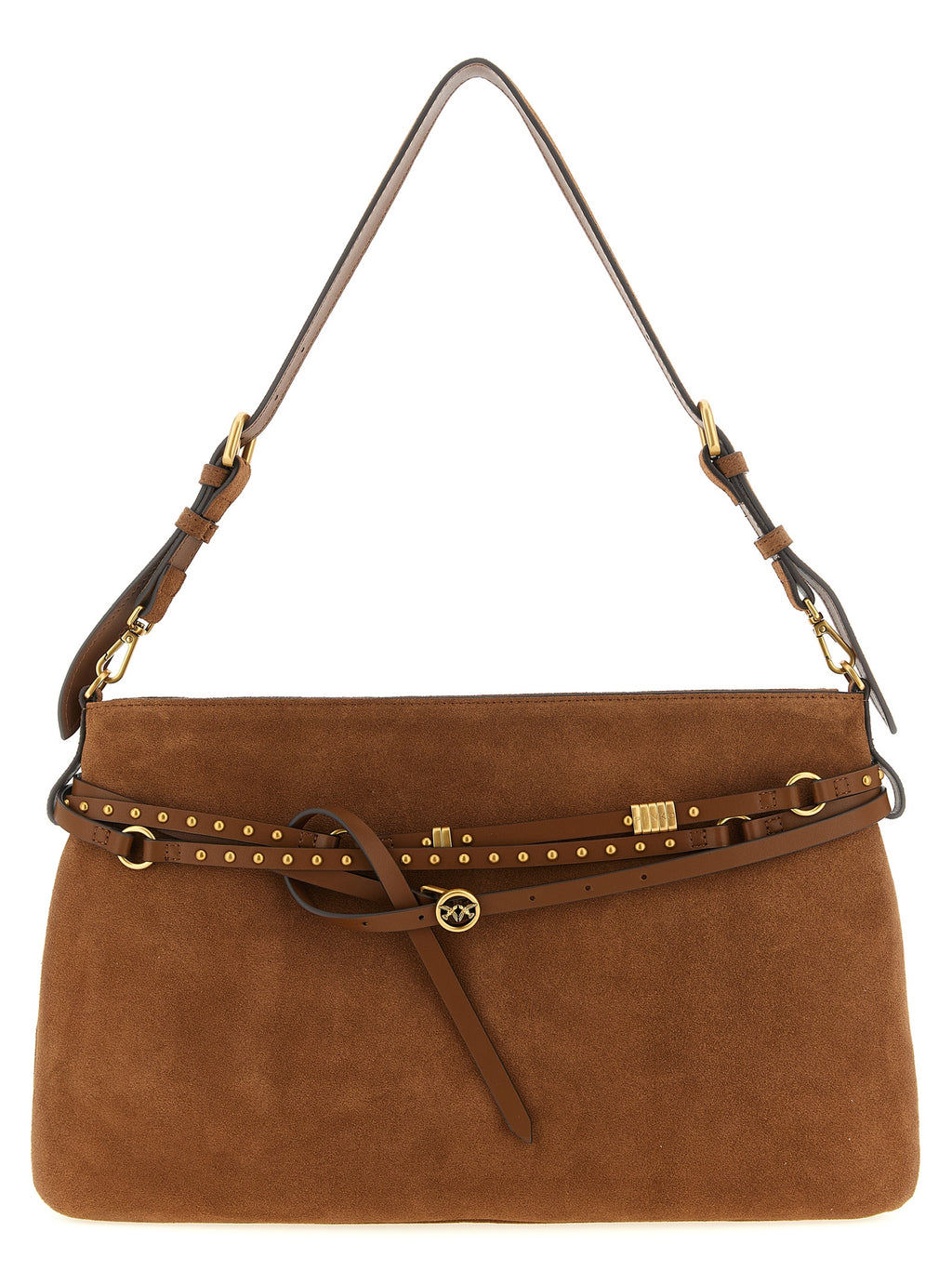 Brown Cowhide Shoulder Bag
