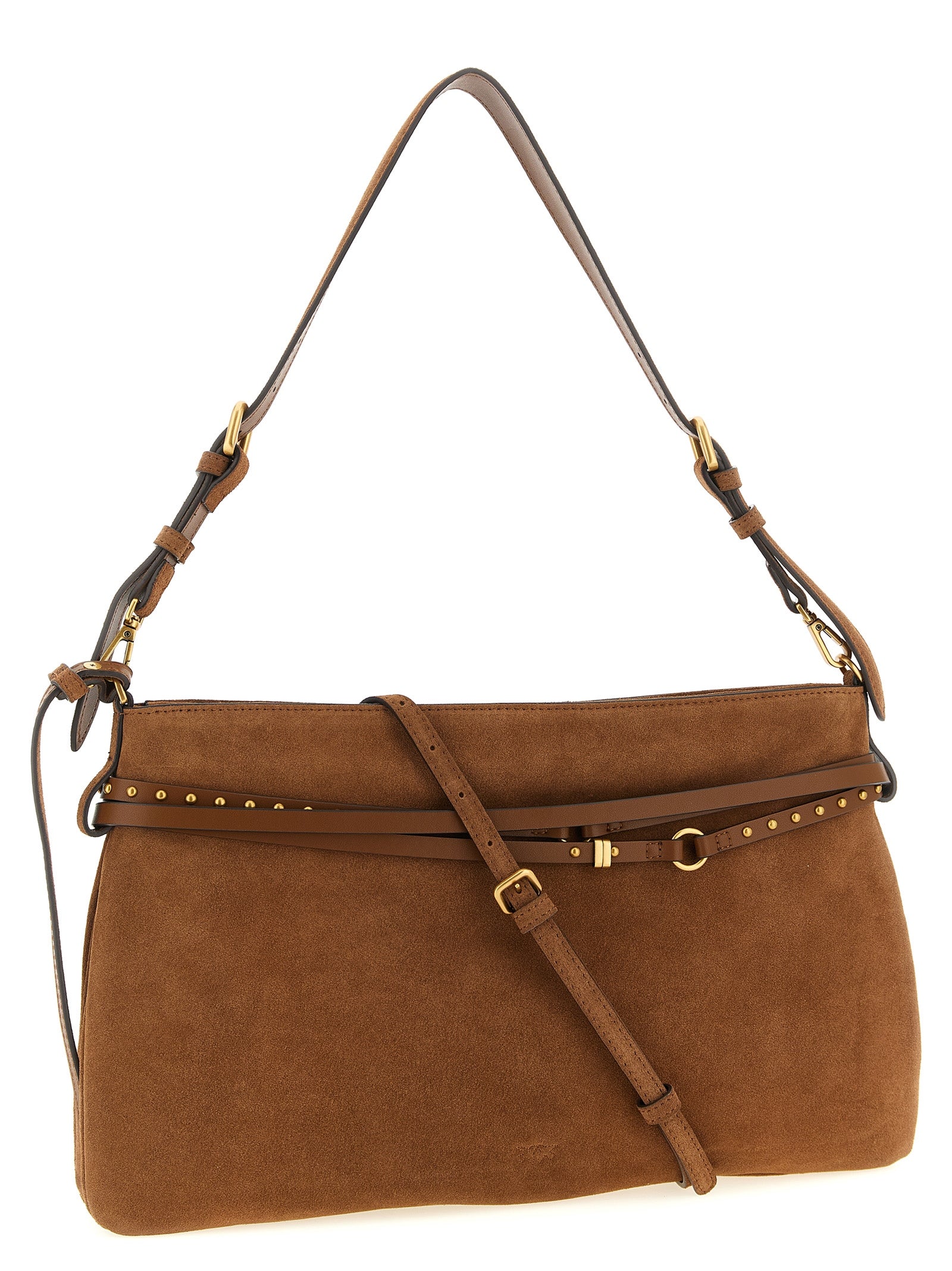 Brown Cowhide Shoulder Bag