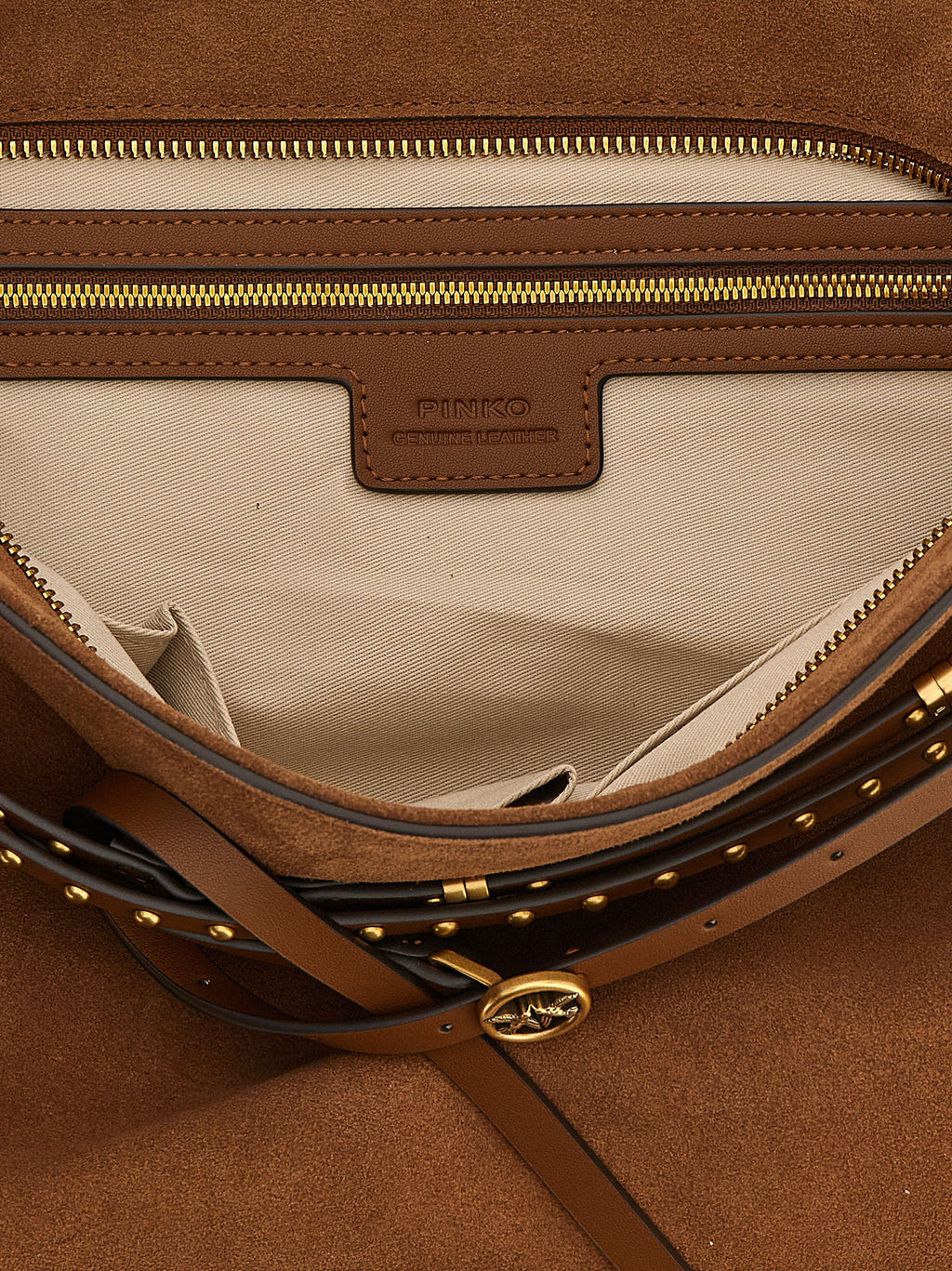 Brown Cowhide Shoulder Bag