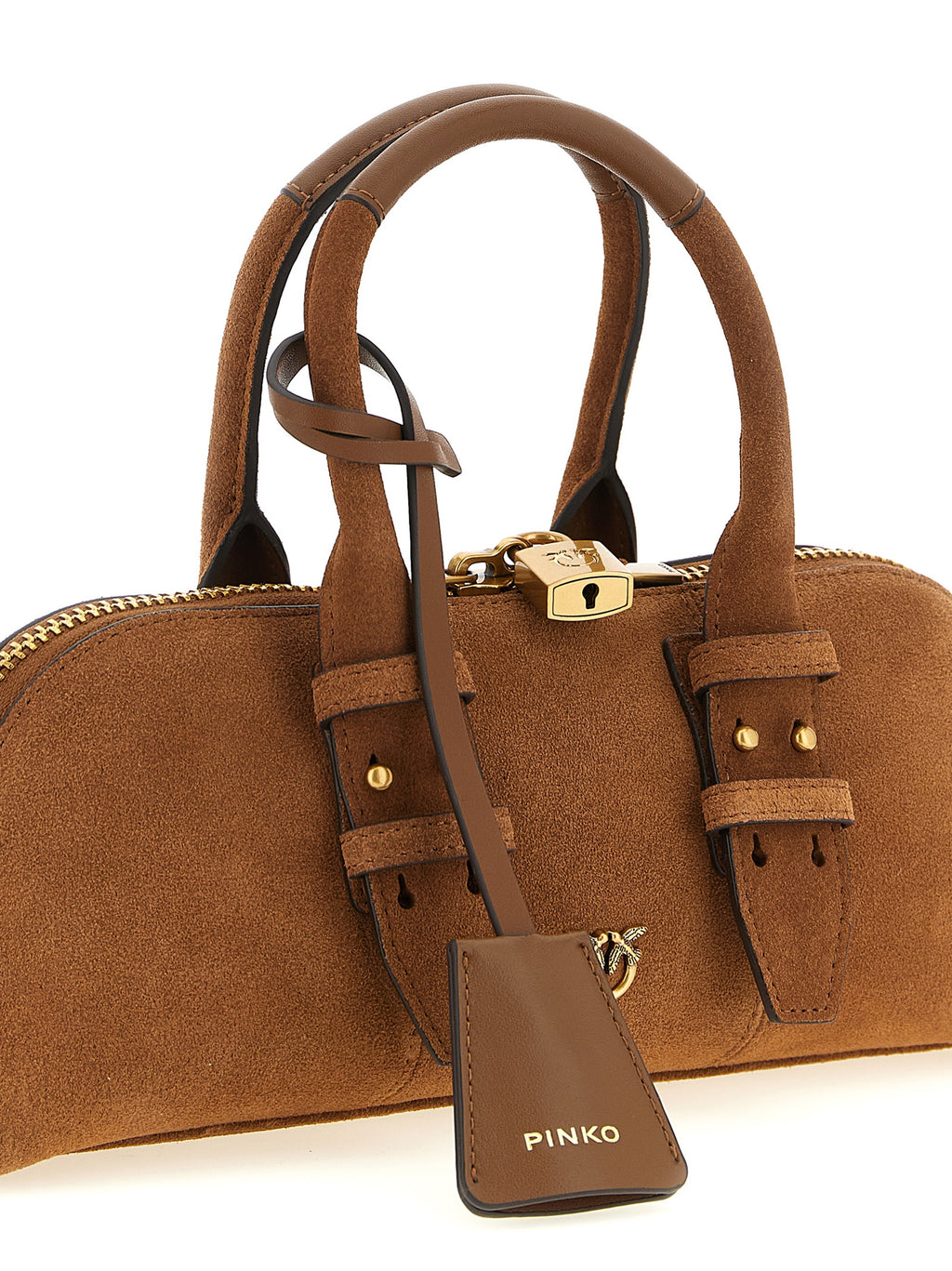 Brown Cowhide Shoulder Bag
