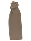 Brown Polyester Scarf