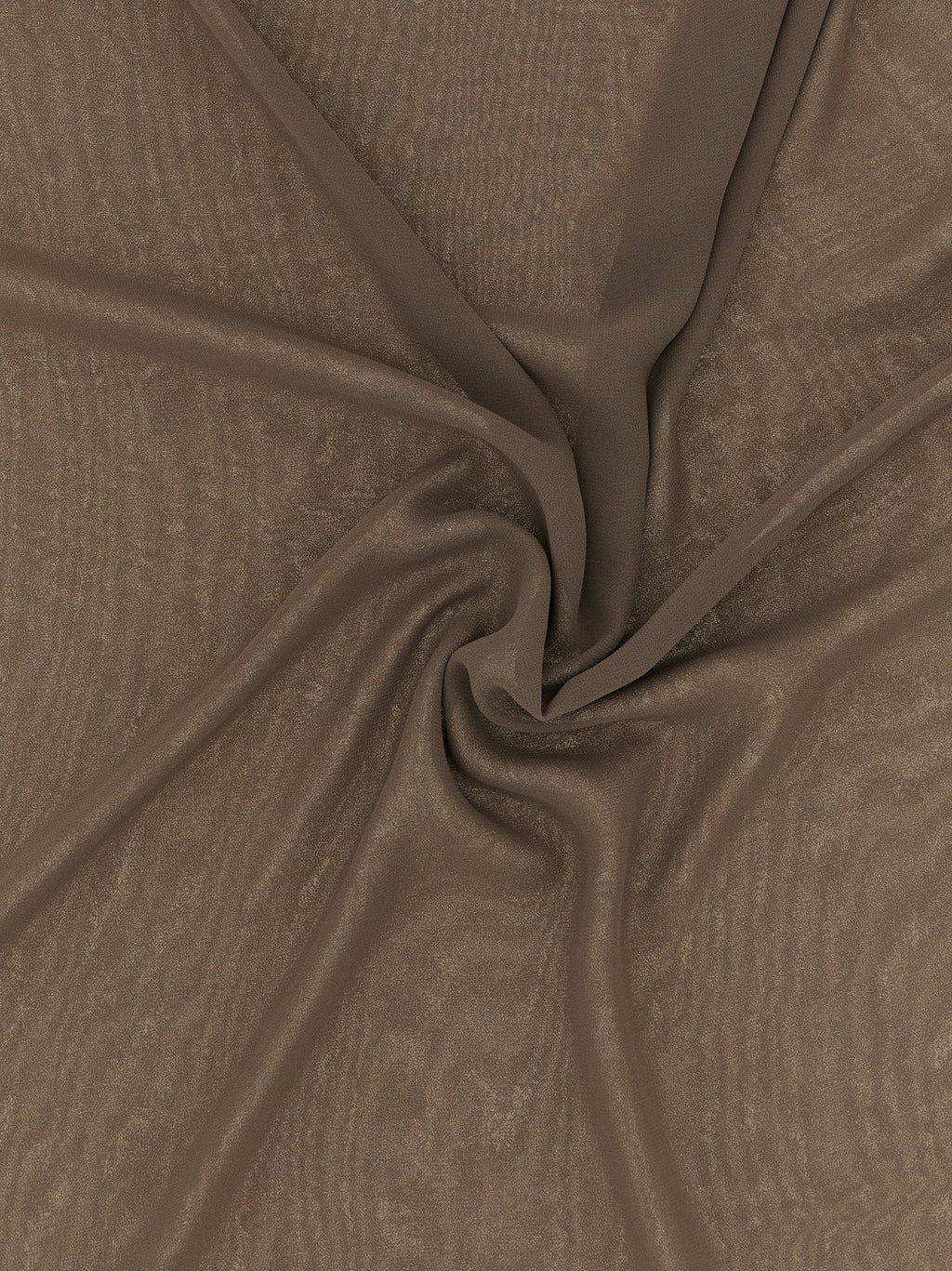 Brown Polyester Scarf