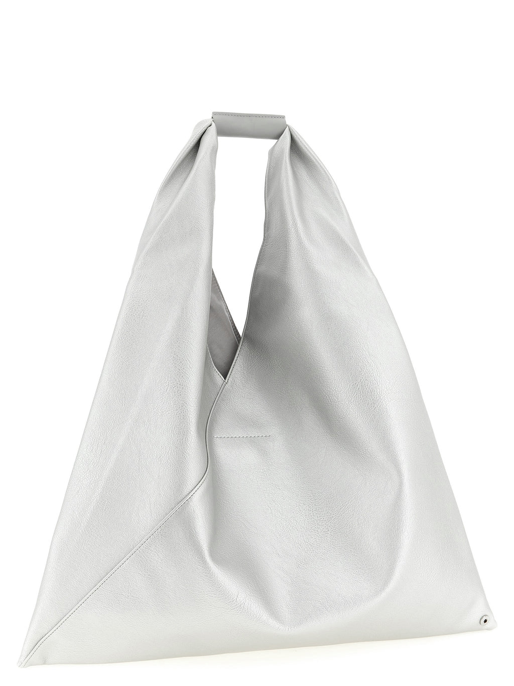 Silver Polyethylene Handbag