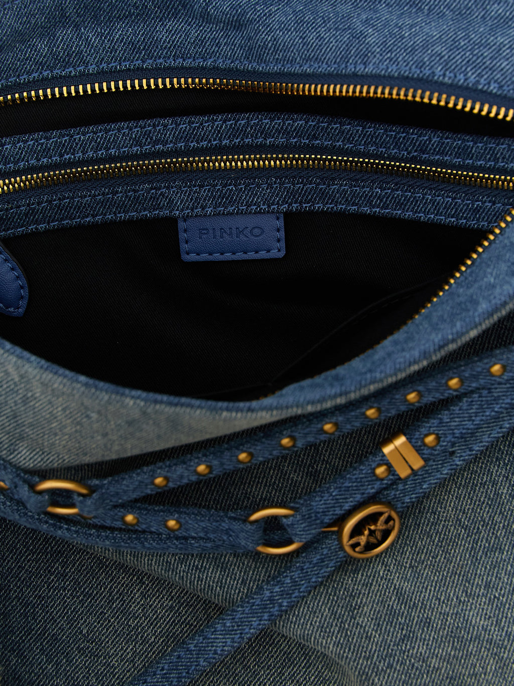 Blue Cotton Shoulder Bag