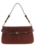Bordeaux Cowhide Shoulder Bag