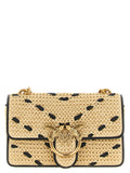 Beige Cowhide Crossbody Bag