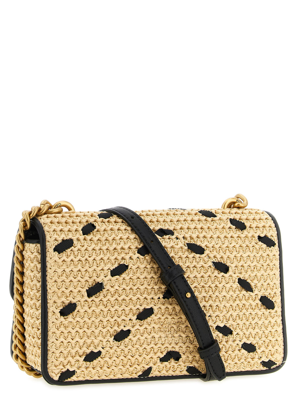 Beige Cowhide Crossbody Bag