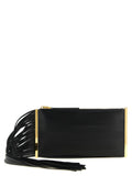 Black Leather Clutch Bag