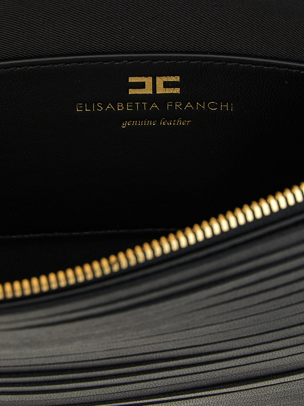 Black Leather Clutch Bag