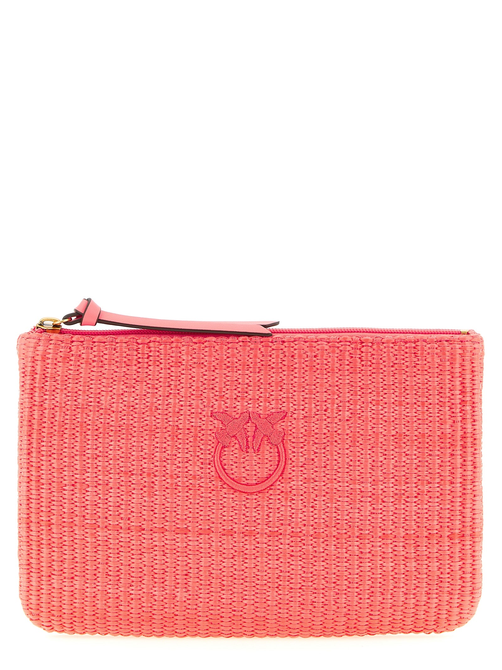 Fuchsia Polypropylene Clutch Bag