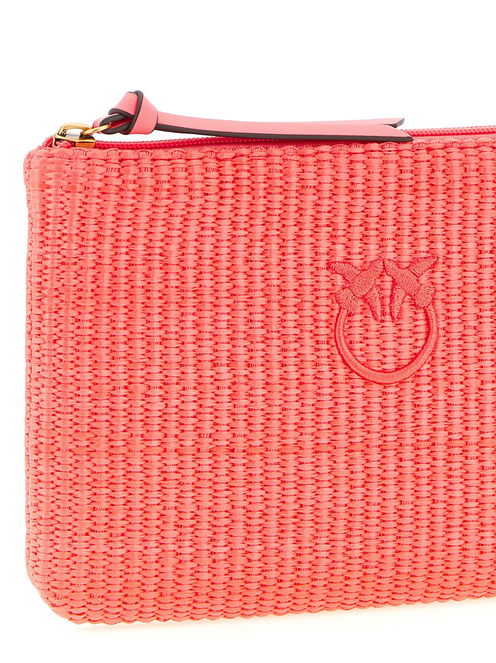 Fuchsia Polypropylene Clutch Bag