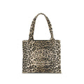 Brown Cotton Shoulder Bag
