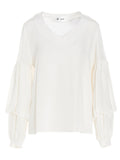 White Silk Blouse