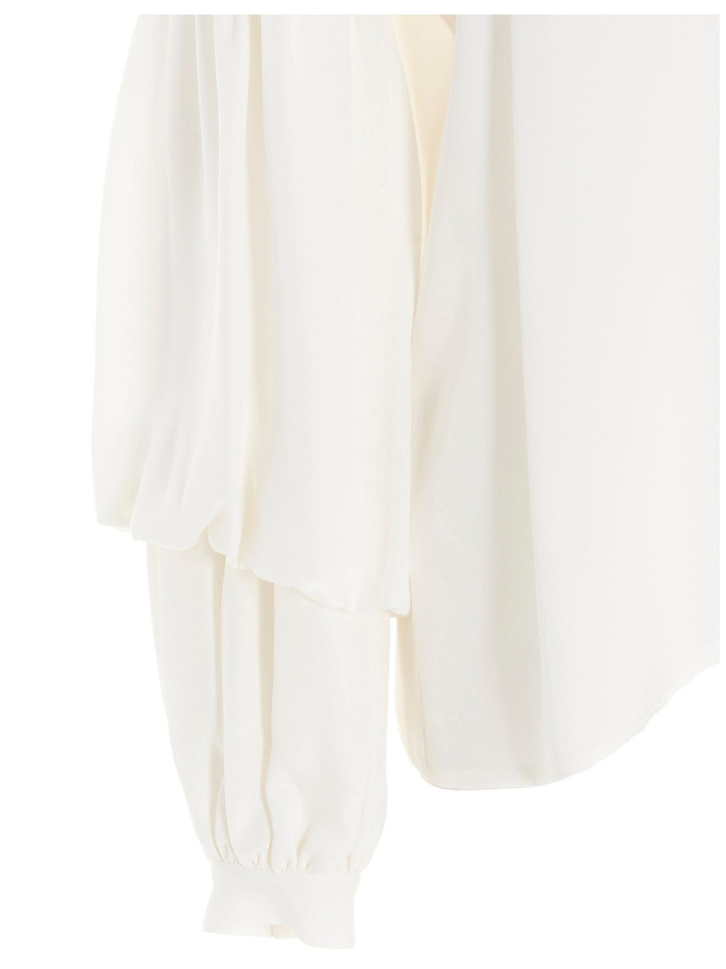 White Silk Blouse