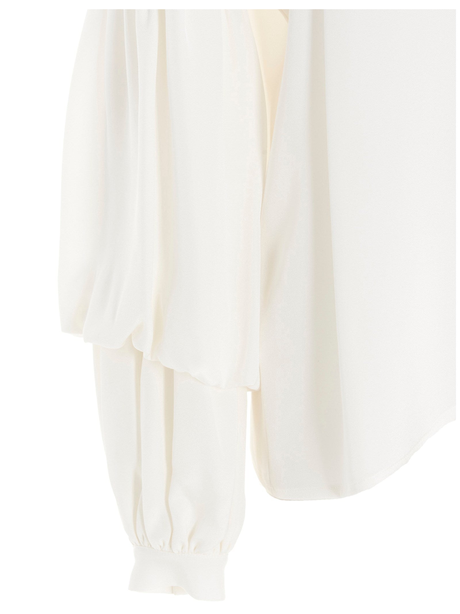White Silk Blouse