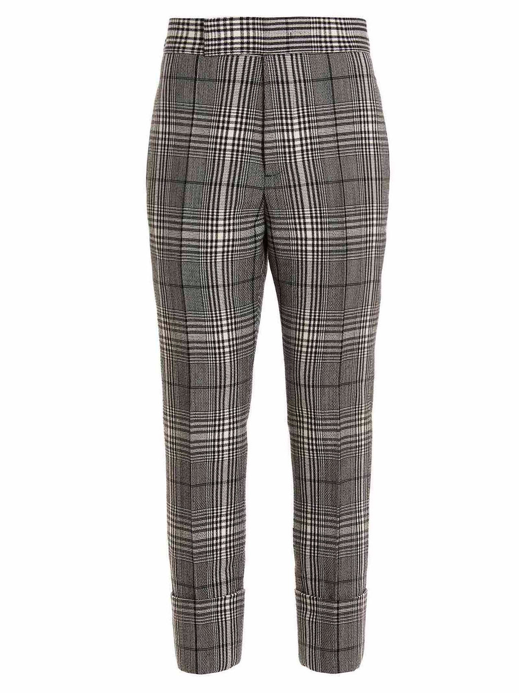 Bicolor Wool Dress Pants