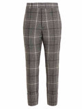 Bicolor Wool Dress Pants