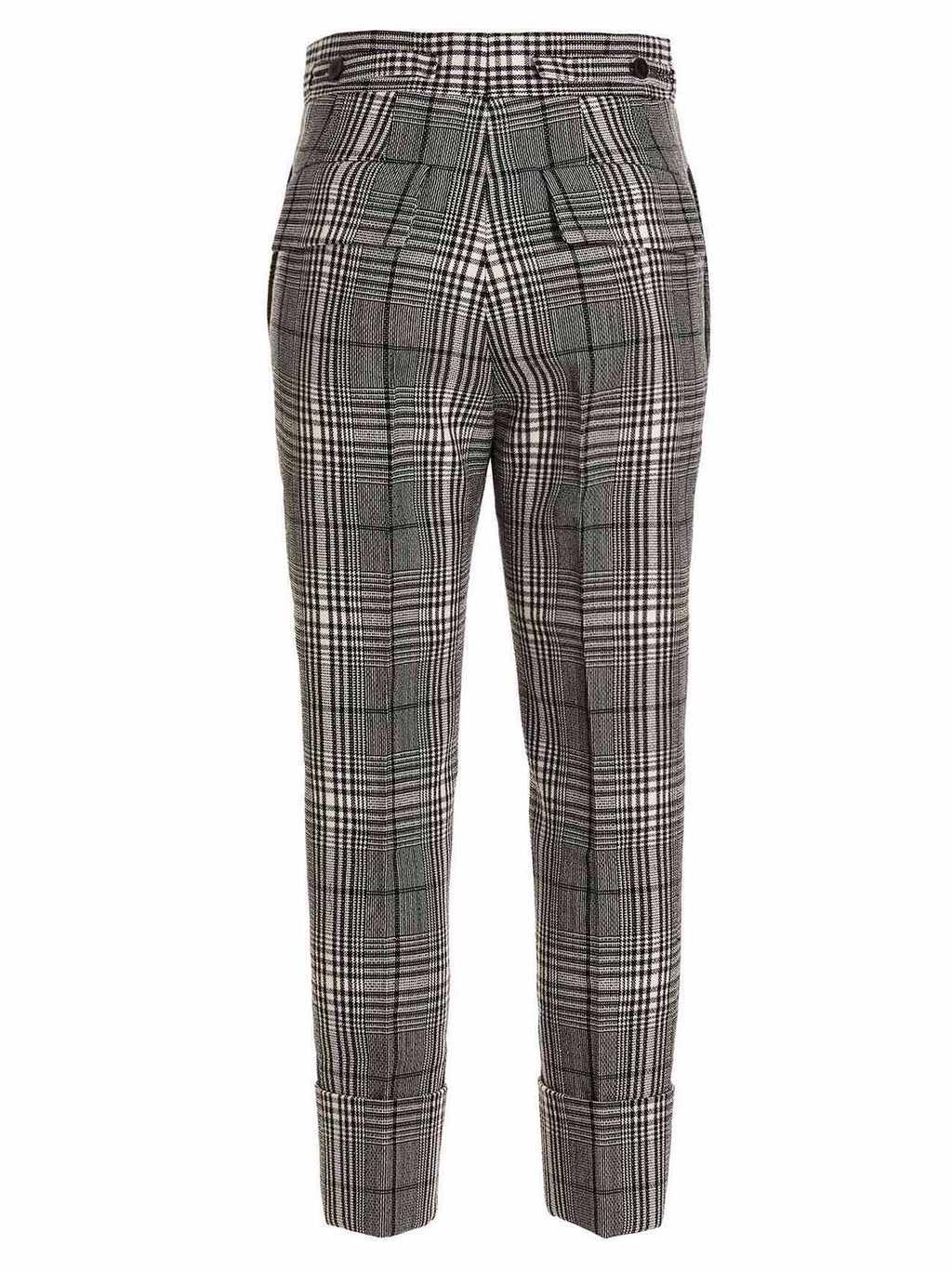 Bicolor Wool Dress Pants