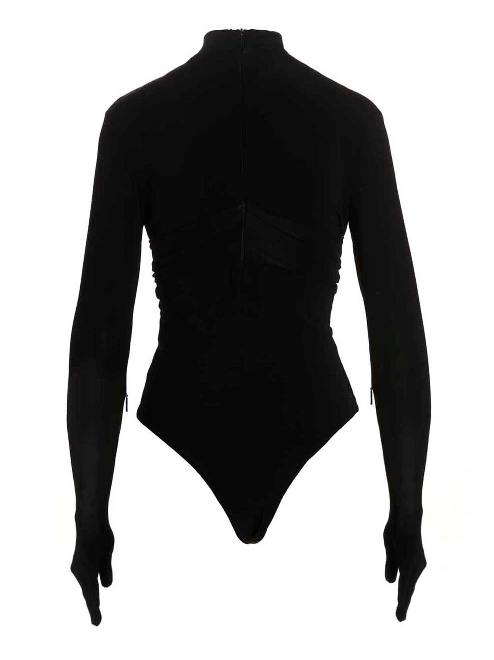 Black Viscose Bodysuit