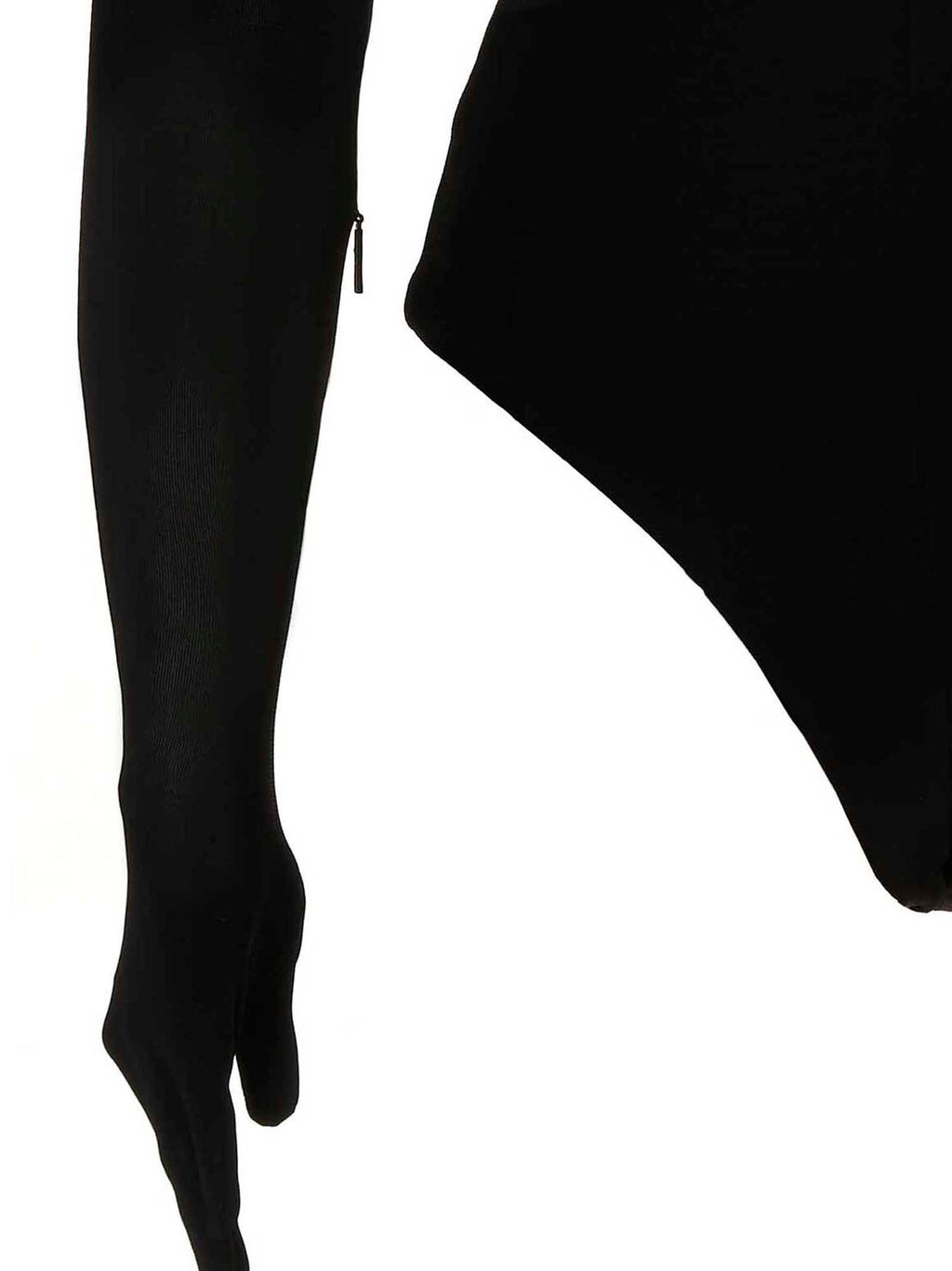 Black Viscose Bodysuit