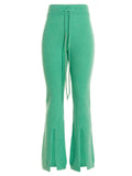 Bicolor Cashmere Casual Pants
