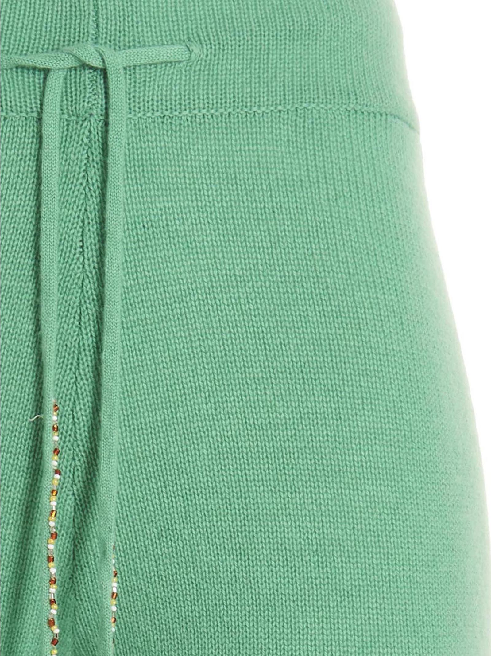 Bicolor Cashmere Casual Pants