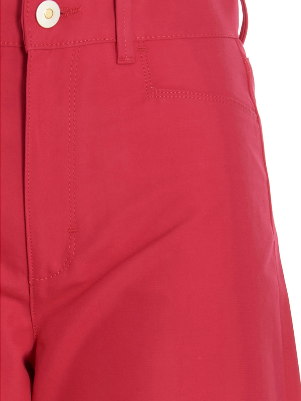 Fuchsia Cotton Casual Pants